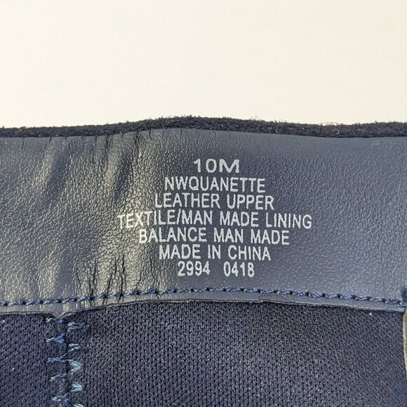 Nine West Quanette Ankle Boots, Navy Suede, Womens 10 M - Picture 6 of 6